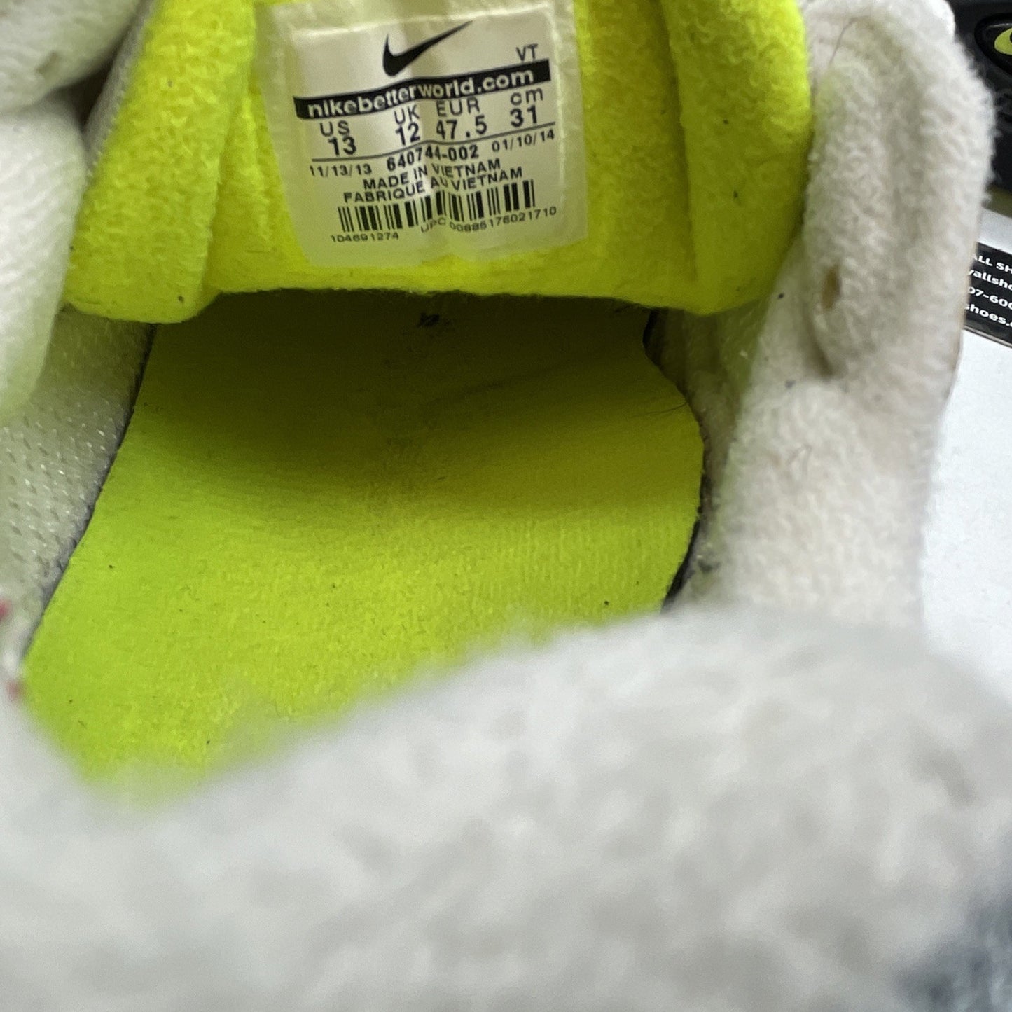 Size 13 - Nike Air Max 98 Cool Grey Volt (640744-002)