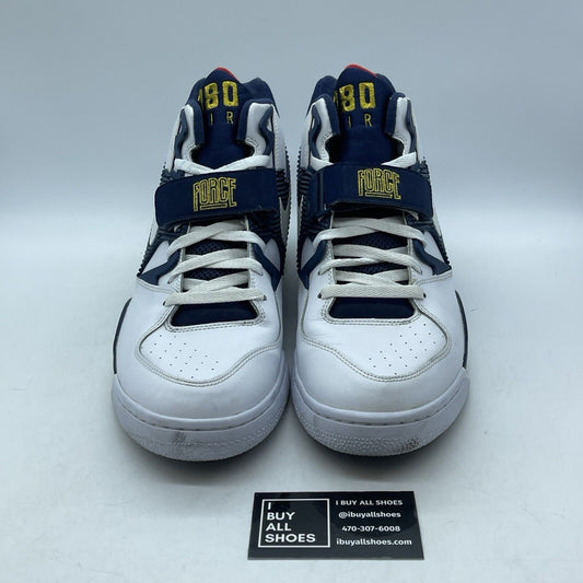 Size 13 - Nike Air Force 180 2012 Dream Team White Blue Red Suede (310095-100)