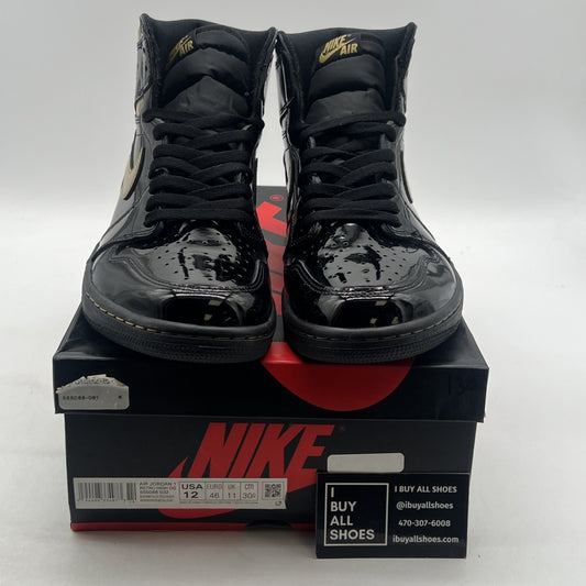 Size 12 - Air Jordan 1 Black 2020 (555088-032)