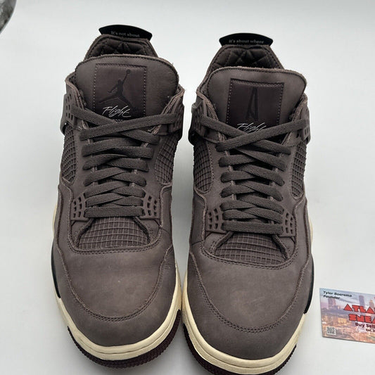 Size 13 - Jordan 4 Retro x A Ma Maniere Mid Violet Ore Brown Grey Aged Look Qltd