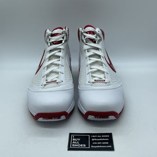 Size 13 - Nike Air Max LeBron 7 NFW White Varsity Red (383578-161)