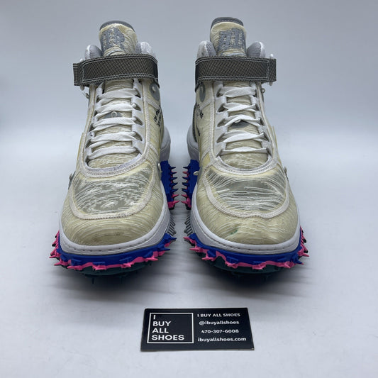 Size 12 - Nike Air Force 1 x Off-White White 2022 Grey Suede (DO6290-100)