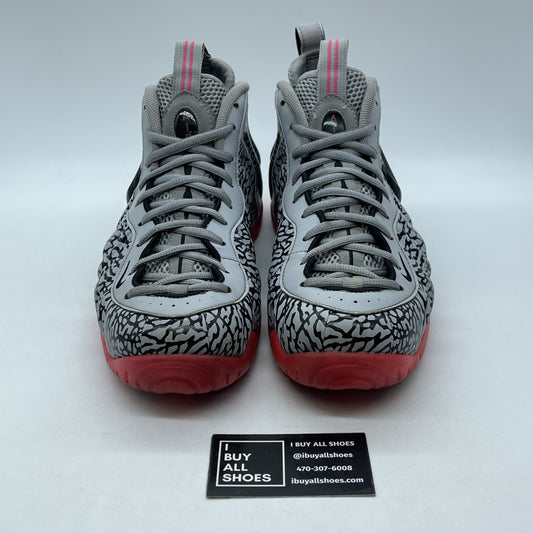 Size 11.5 - Nike Air Foamposite Pro PRM Elephant Print Grey Black (616750-002)