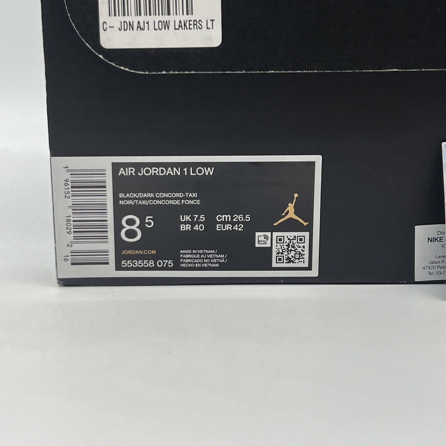 Size 8.5 - Jordan 1 Low Dark Concord 2022 Brand New Og All