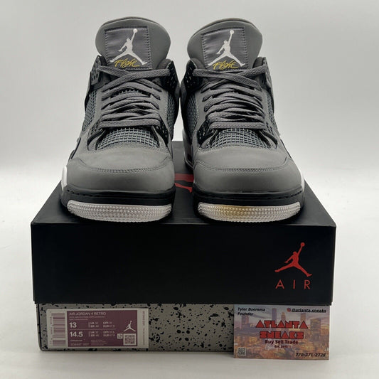 Size 13 - Air Jordan 4 Retro Low Cool Grey (308497-007)