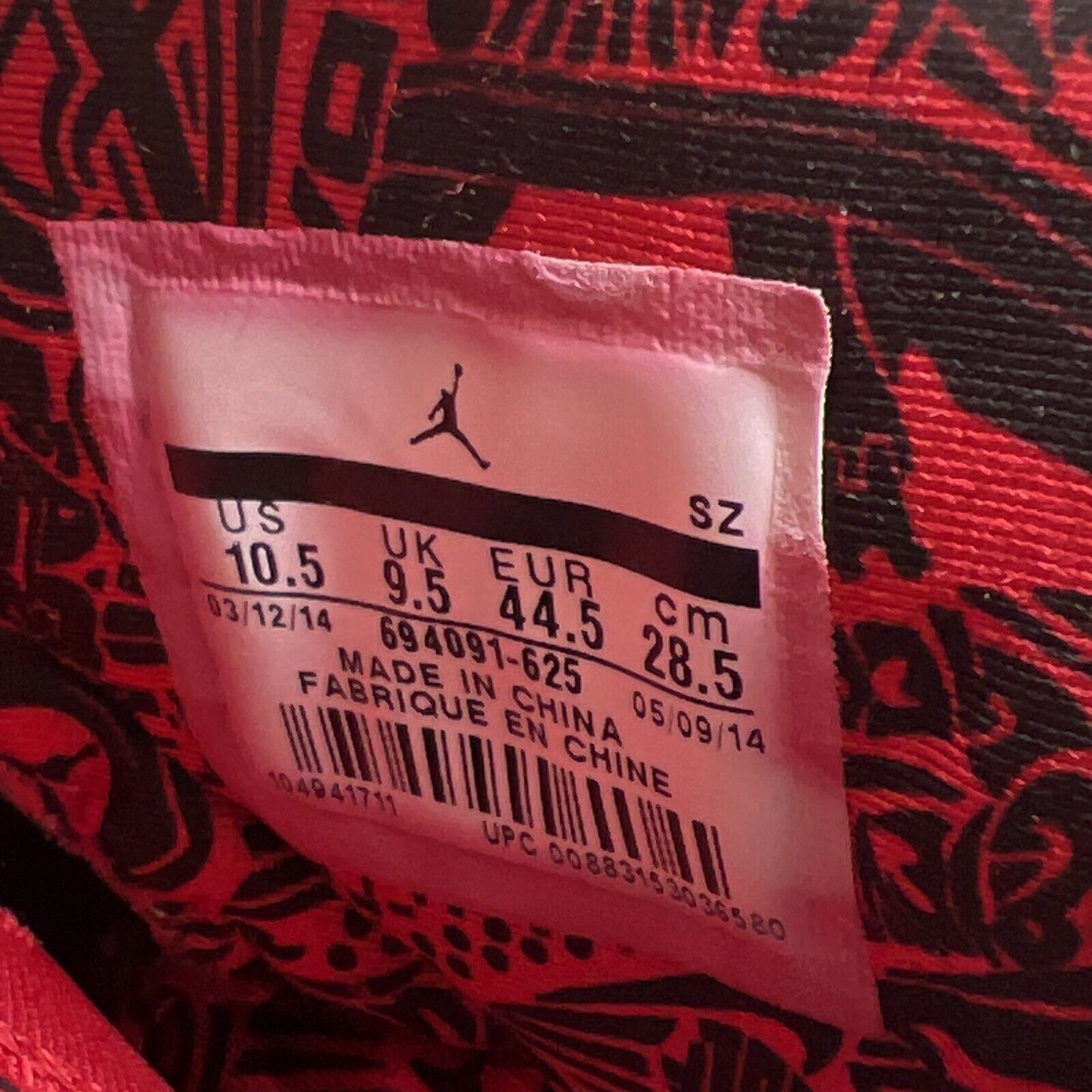 Size 10.5 - Air Jordan 6 Spizike History of Jordan Red White Leather 694091-625