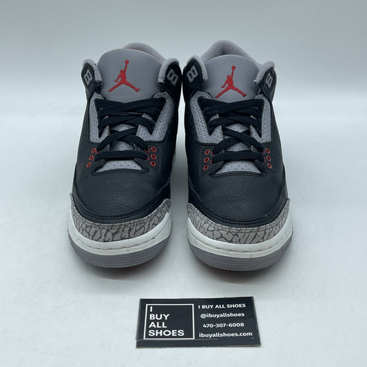 Size 6Y - Air Jordan 3 Retro OG 2024 Black Cement (DM0967-010)