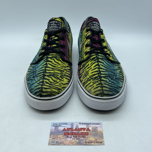 Size 12 - Nike Stefan Janoski Canvas Tiger Pack Blue Purple Suede (615957-713)