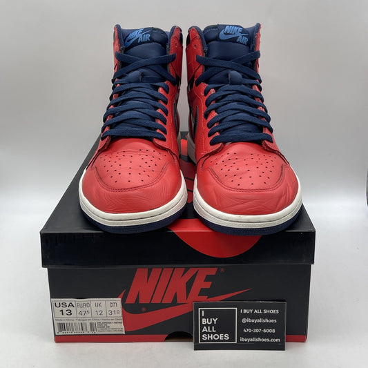 Size 13 - Air Jordan 1 Retro OG High David Letterman (555088-606)
