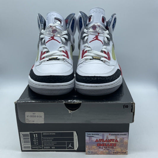 Size 11 - Jordan Spizike Mars Blackmon White Grey Suede Leather (315371-165)