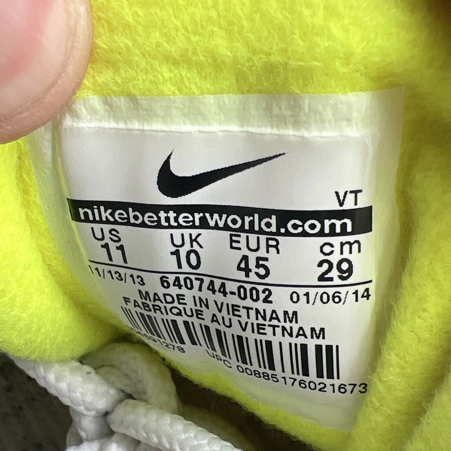 Size 11 - Nike Air Max 98 Cool Grey Volt (640744-002)
