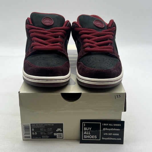 Size 8 - RIOT Skateshop x Nike Dunk Pro SB QS Low Mahogany Dark Beetroot