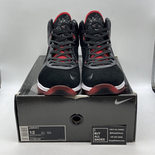 Size 12 - Nike LeBron 8 Bred (417098-002)