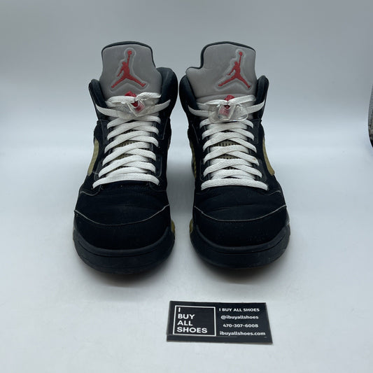 Size 10 - Air Jordan 5 OG Mid Metallic Silver (845035-003)