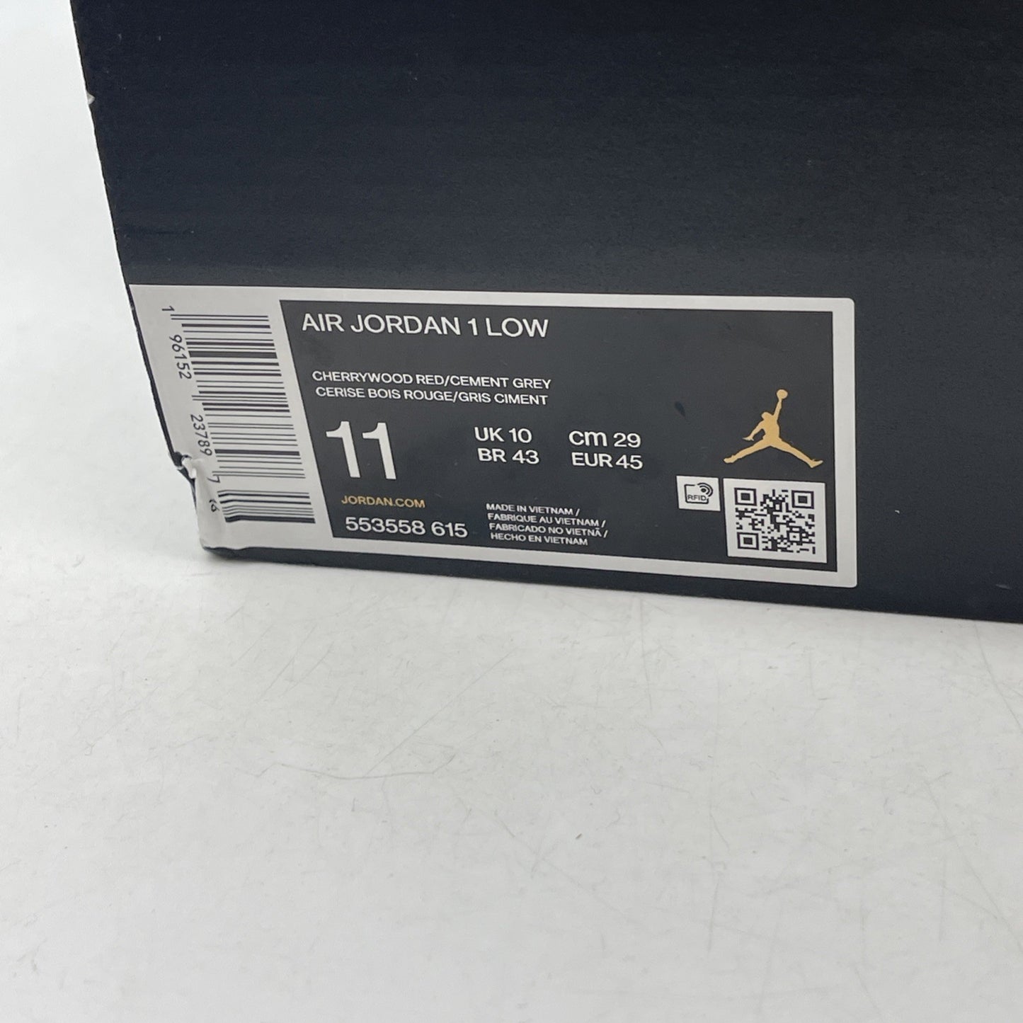 Size 11 - Air Jordan 1 Low Cherrywood Red 2022 (553558-615)