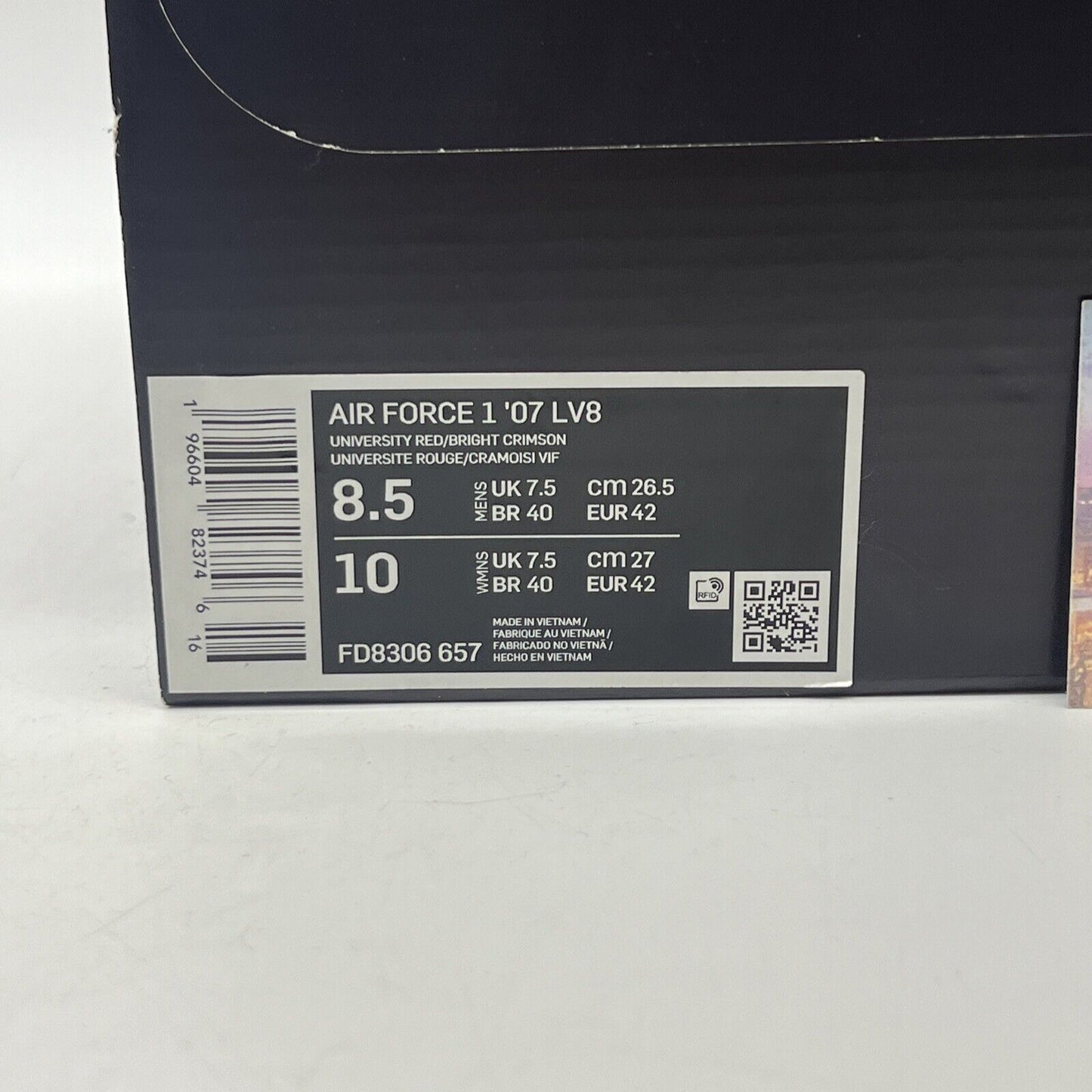 Size 8.5 - Nike Dunk Low ATL - (FD0724-657) Red Orange White Suede Leather DS