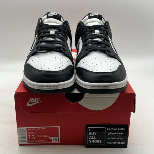 Size 13 - Nike Dunk Low Black White (DD1391-100)