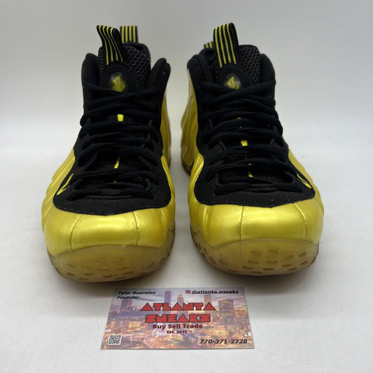 Size 8.5 - Nike Air Foamposite One Electrolime Black Suede Yellow (314996-330)