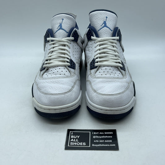 Size 11.5 - Air Jordan 4 Retro LS Columbia Blue White Leather (314254-107)