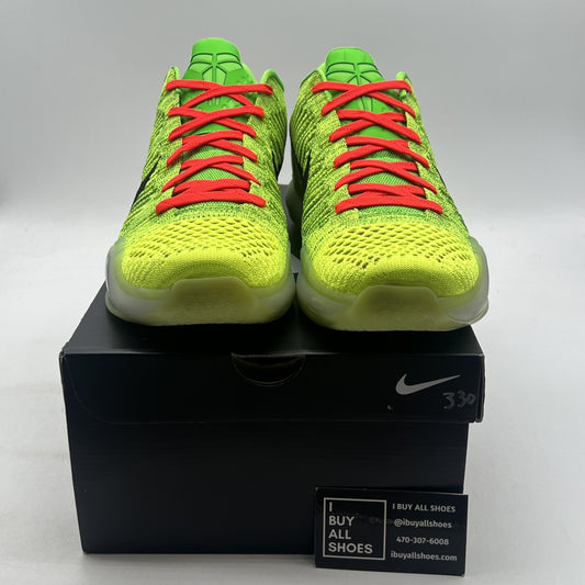 Size 13 - Nike iD Kobe 10 Men's Grinch NWB DS (802817-901)
