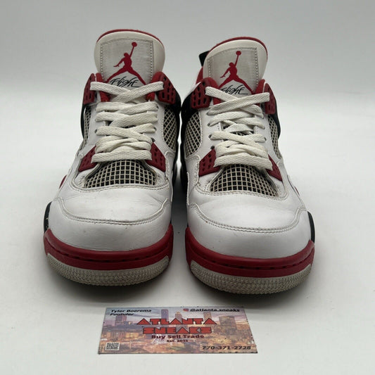 Size 7.5 - Air Jordan 4 Retro Fire Red (308497-110)