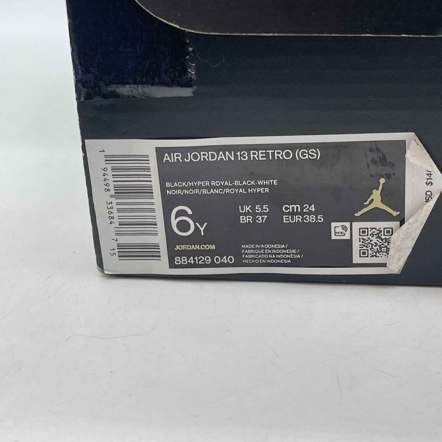 Size 6Y - Jordan 13 Retro Hyper Royal 2020