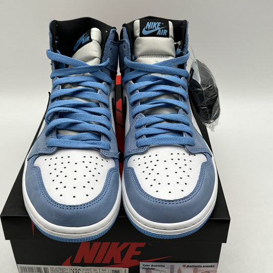 Size 10 - Jordan 1 Retro OG High University Blue Unc Vnds OG All Suede Leather
