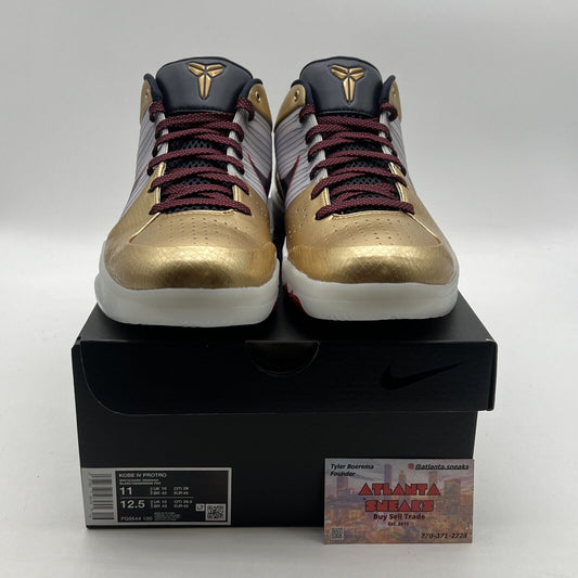 Size 11 - Nike Zoom Kobe 4 Protro 2024 Gold Medal (FQ3544-100)