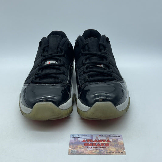 Size 11 - Air Jordan 11 Retro Low Infrared 23 Black Grey Suede (528895-023)