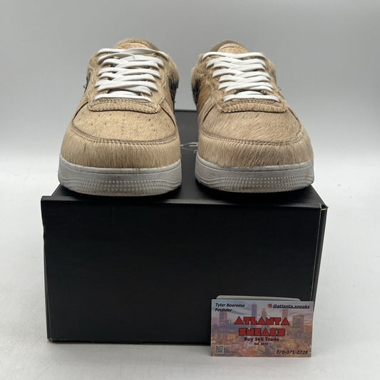 Size 11 - John Gieger Calf Hair Brown White Air Force Style