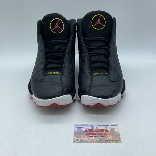 Size 11 - Jordan 13 Retro Mid Playoff White Red Black Leather Suede (414571-062)