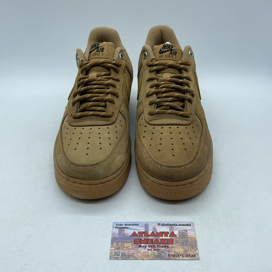 Size 10 - Nike Air Force 1 Low Flax Brown Suede (CJ9179-200)