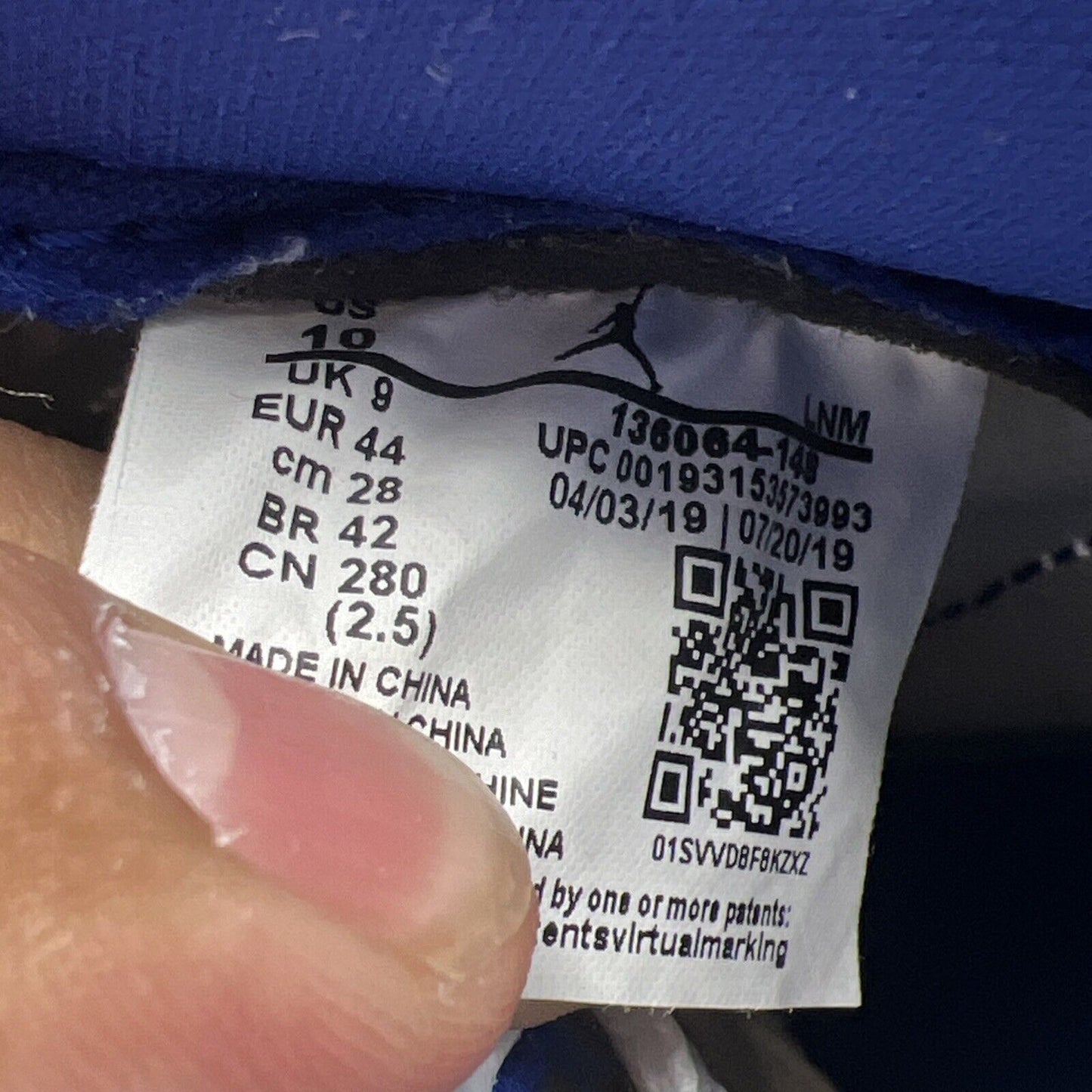 Size 10 - Air Jordan 3 Retro Knicks (136064-148)