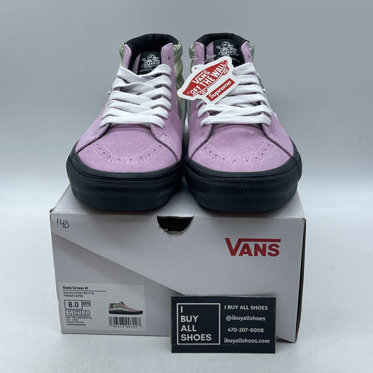 Size 8 - SUP-VANS-23SS-SGM-P Supreme × Vans Doller Skate Grosso Mid Pink