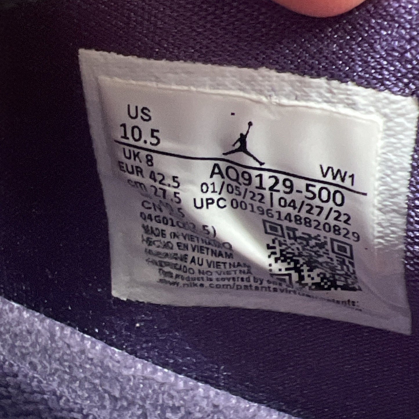 Size 10.5W - Air Jordan 4 Retro Mid Canyon Purple - (AQ9129-500)