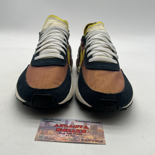 Size 9 - Nike Waffle One SE Dark Beetroot Yellow Strike (DD8014-600)