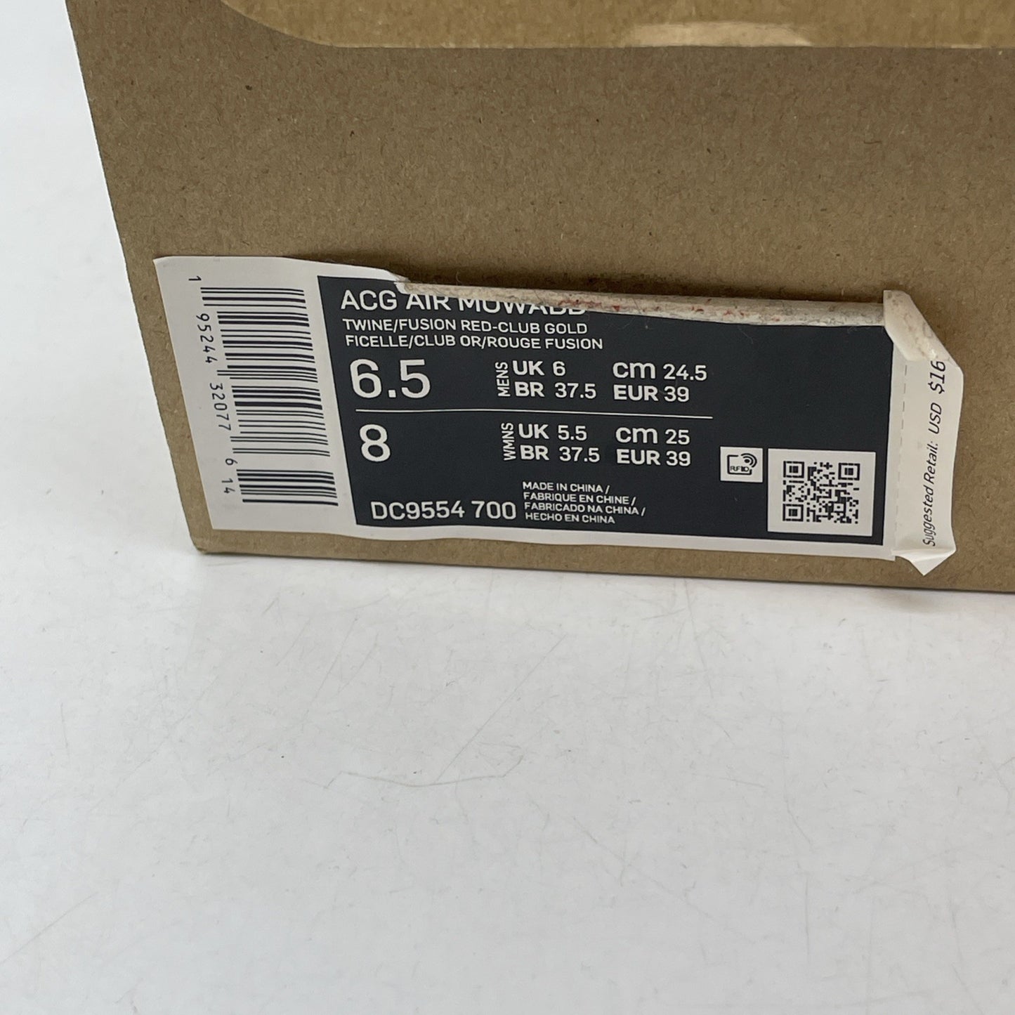 Size 6.5 - ACG Air Mowabb (DC9554-700)