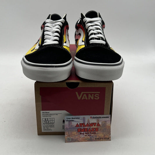 Size 8.5 - VANS Old Skool Flame Sneakers Low Top Suede Canvas (VN0A38G1PHN)