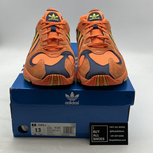 Size 13 - Adidas Yung-1 Hi-Res Orange (B37613)