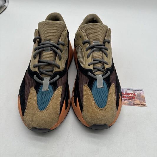 Size 10 - adidas Yeezy Boost 700 Enflame Amber. Orange Blue Yellow Suede Kanye