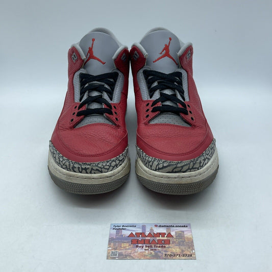 Size 12 - Jordan 3 Retro SE Mid Unite Black Red White Leather Suede (CK5692-600)