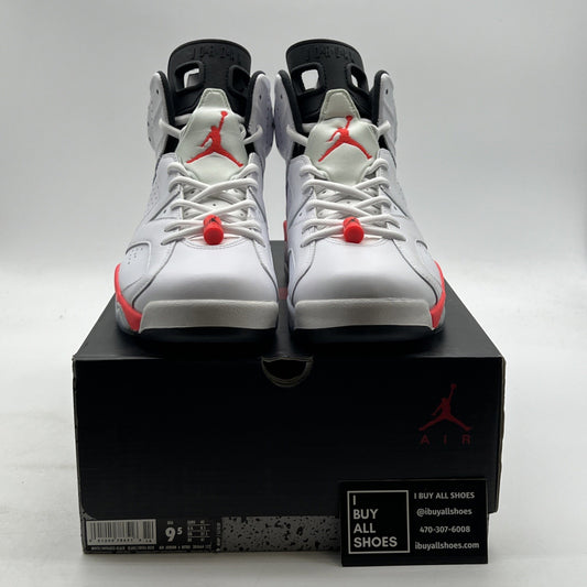 Size 9.5 - Air Jordan 6 Retro 2014 White Infrared (384664-123)