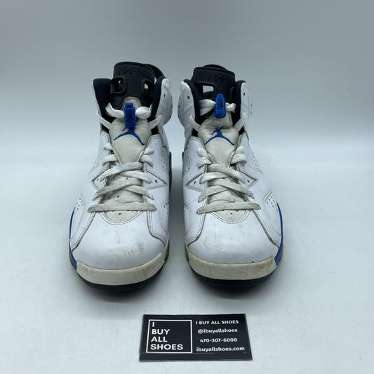 Size 8 - Air Jordan 6 Retro 2014 Sport Blue (384664-107)