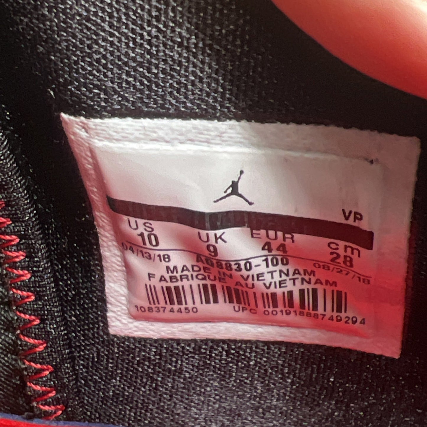 Size 10 - Air Jordan 33 Future of Flight (AQ8830-100)