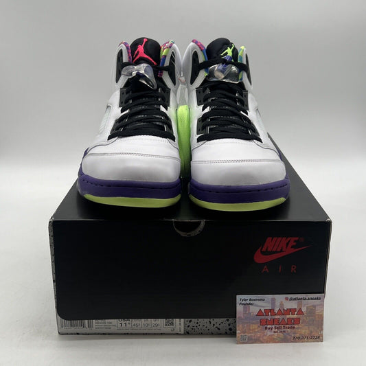 Size 11.5 - Jordan 5 Retro Alternate Bel-Air 2020 Green Purple (DB3335-100)