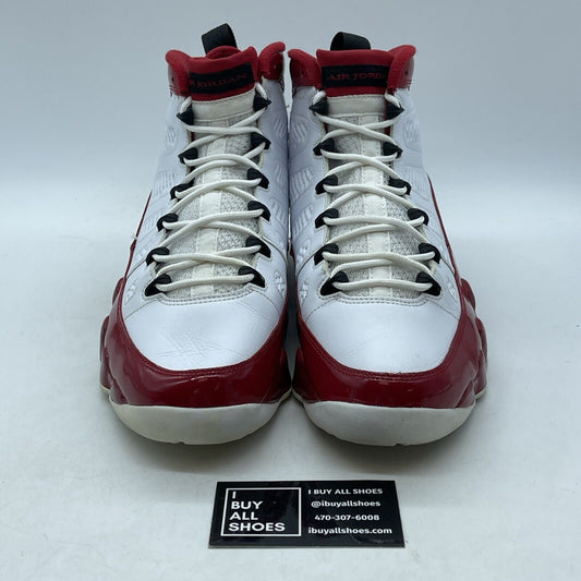 Size 11 - Air Jordan 9 Retro Gym Red White Red Leather Suede (302370-160)