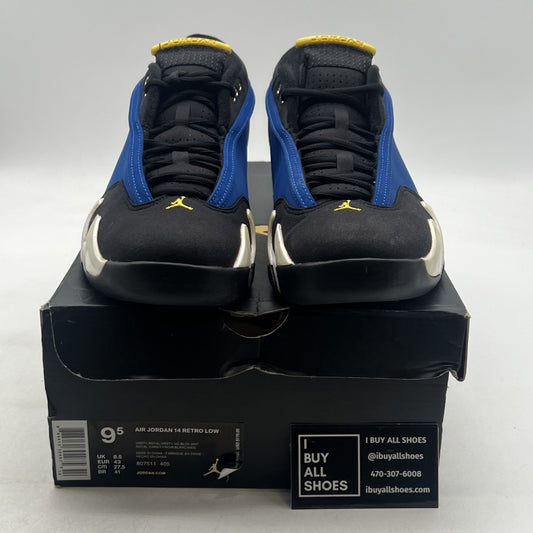 Size 9.5 - Air Jordan 14 Retro 2015 Low Laney (807511-405)