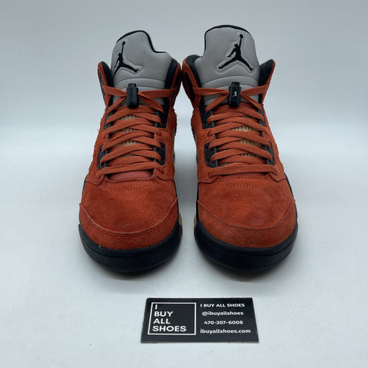 Size 9W - Air Jordan 5 Retro Dunk on Mars Red Black Suede (DD9336-800)