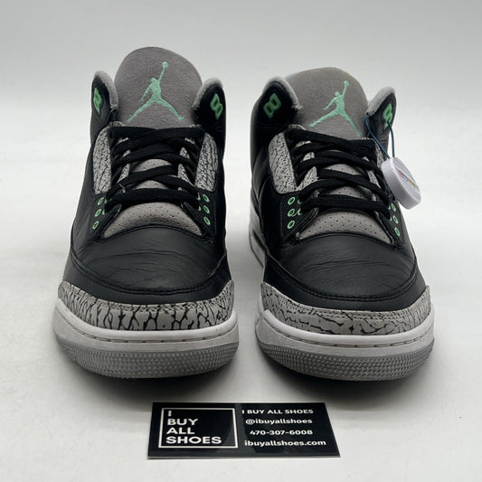Size 10 - Air Jordan 3 Retro Green Glow (CT8532-031)