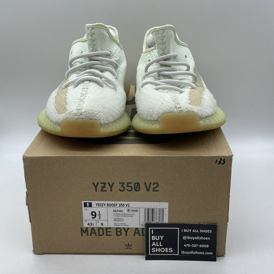Size 9.5 - adidas Yeezy Boost 350 V2 Low Hyperspace White Suede (EG7491)